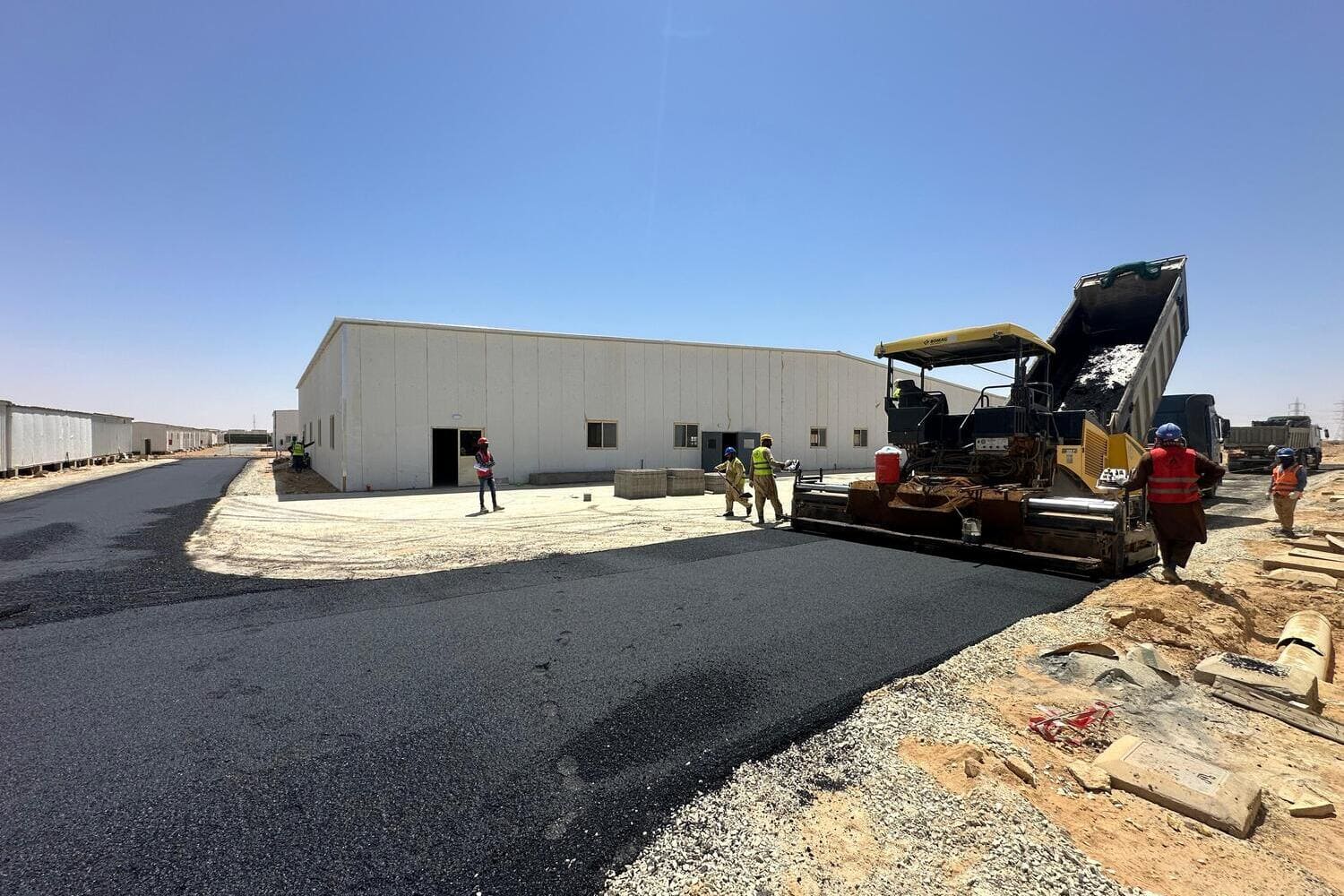 Camp Asphalt Road Work – Al Qassim